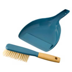 Dustpan & Brush Set, Blue