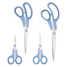 4 Piece Scissors, Blue