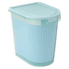 20L Pet Food Container - Blue Checkers