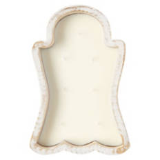 Ghost Shaped Wood Fall Icon Candle, 25 oz