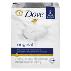 Original  Moisturizing Beauty Bar Soap, 2 count