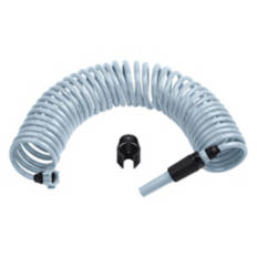 Coiled Garden Hose - Blue