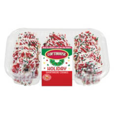 Frosted Holiday Shortbread Cookies, 15 count