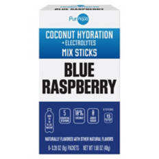 Blue Raspberry - Coconut Hydration Sticks, 6 count