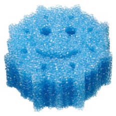 Dual Sided Scrubber & Sponge - Blue Snowflake