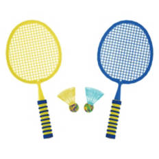 Mini Badminton Set, Yellow & Blue