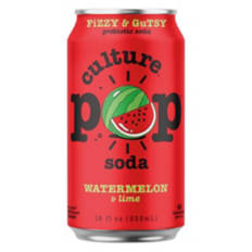 Watermelon Flavor Probiotic Soda, 12 fl oz can