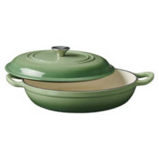 Cast Iron Braiser, Green