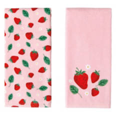 2 Pack Summer Towel Set - Strawberries