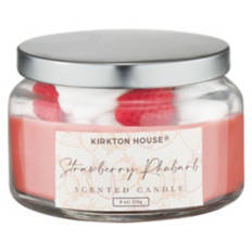 Molded Fall Scented Candle - Strawberry Rhubarb, 8 oz