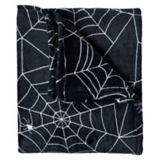 50" x  60" Halloween Super Soft Throw - Spiderwebs