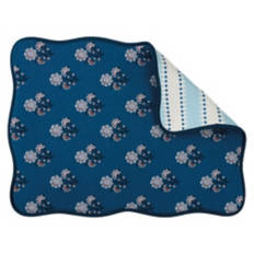 18” x  24” Reversible Oversized Drying Mat - Block Floral