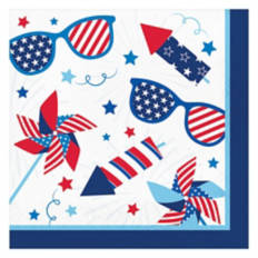 Patriotic Lunch Napkins, 40 count