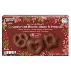 Milk Chocolate Covered Gingerbread Cookies