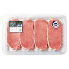 Boneless  Thick Cut Pork Chops, per lb