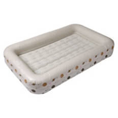 Kid's Deluxe Airbed With Pump, Beige