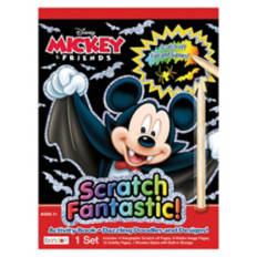 Halloween Scratch Art Activity Book - Mickey