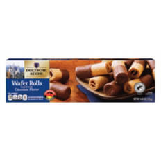 Milk Chocolate Coated Wafer Rolls, 4.41 oz