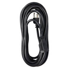 25 Feet Long Extension Outdoor Power Cord, Black