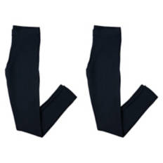 2 Pack Ladies Super Soft Leggings - Black, XXL