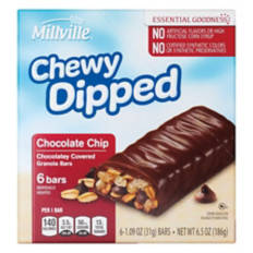 Chocolate  Chip  Chewy Dipped Granola Bars, 6 count