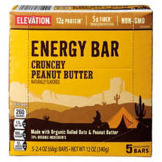 Crunchy Peanut Butter Flavored Energy Bars, 5 count