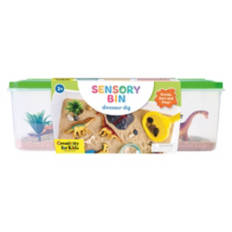 Sensory Bin Dinosaur Dig
