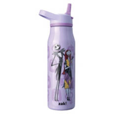 BPA Free Halloween Stainless Steel Bottle - The Nightmare Before Christmas, Purple