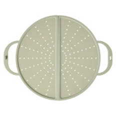 Folding Silicone Splatter Screen, Green