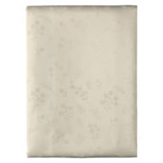 60" x 102" Premium Jacquard Tablecloth - White