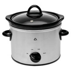 2 Qt Slow Cooker, Stainless Steel