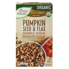 Organic  Pumpkin Seed & Flax Granola Cereal, 11.5 oz