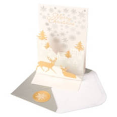 Pop Up Christmas Card - Reindeer