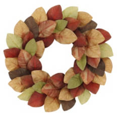 20" Indoor/Outdoor Harvest Wreath - Fall Magnolia