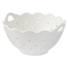 Ceramic Scalloped Colander