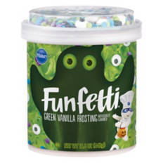 Halloween Funfetti Green Vanilla Frosting, 15.6 oz