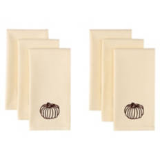 6 Pack Napkins - Neutral Pumpkins