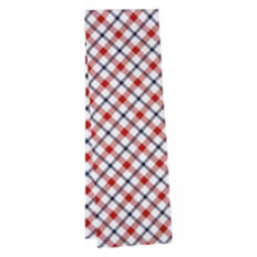14" X 19" Americana Table Runner - Plaid