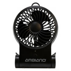 3.5" Portable Fan - Black