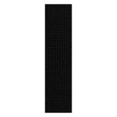 2' x  8' Oversized Runner - Black Pindot