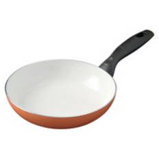 Mini Ceramic Frying Pan, Orange