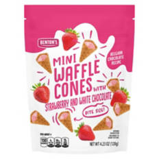 Strawberry Mini Waffle Cones, 4.23 oz