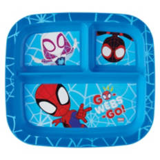 Spiderman Character Divided Plate