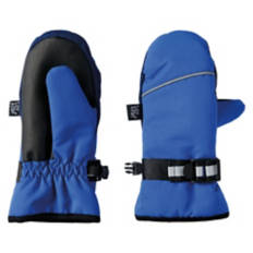 Children's Waterproof Winter Mittens - Blue, XS