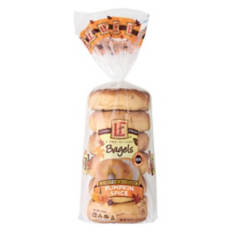 Pumpkin Bagels,  6 count