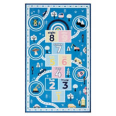 3' x 5' Washable Play Rug - Hopscotch