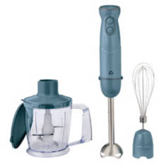 Immersion Blender with Bowl, Blue