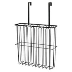 Food Storage Bag Wire Organizer, Black