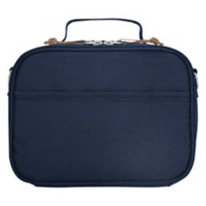 Insulated Lunch Bag with Cold Pack, Navy Blue