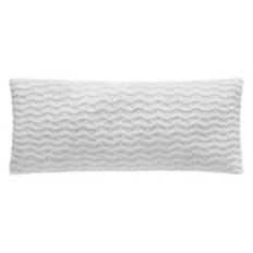 20" x 48" Soft Body Pillow, Gray Dot Sherpa